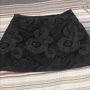 Tranquility by Colorado Clothing Black Floral A-Line Skirt